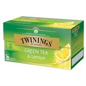 Twinings Green Tea & Lemon Økologisk 25 Tebreve